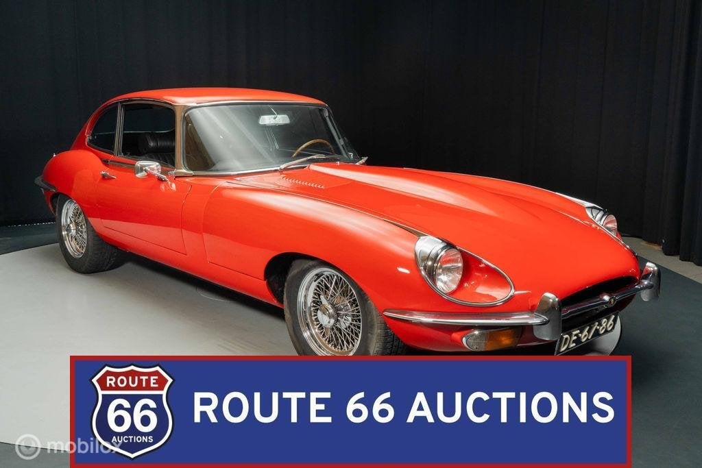Jaguar E-Type Coupe Series 2 | 1970 | Route 66 Auctions, Autos, Oldtimers & Ancêtres, Achat, Entreprise, Boîte manuelle, Autre carrosserie