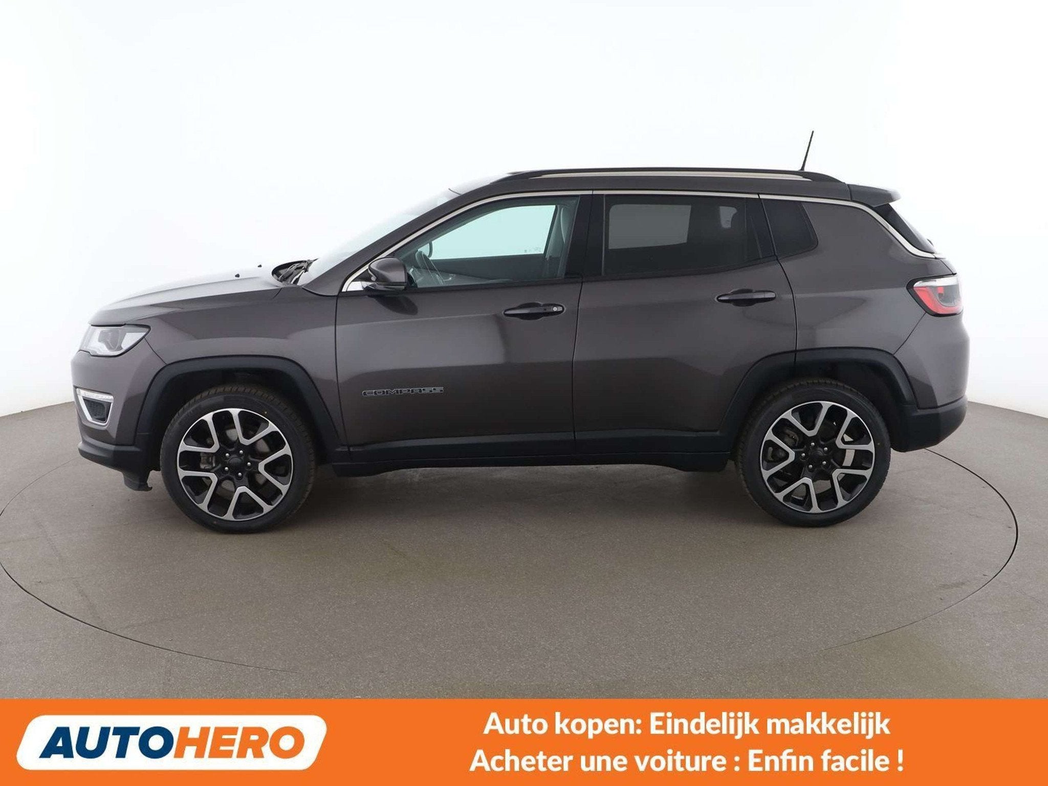 Jeep Compass 1.6 M-Jet Limited FWD, Autos, Cuir, Argent ou Gris, Achat, 117 g/km