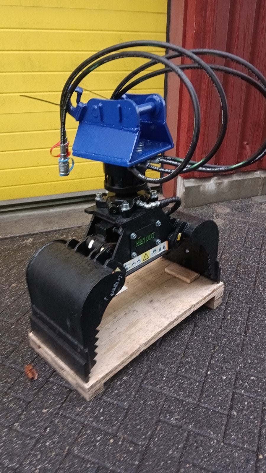 Sorteergrijper Martin M02 opname, Ophalen