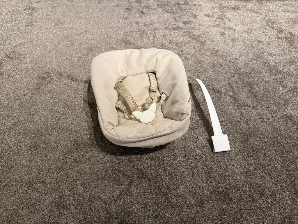 Stokke Tripp Trapp Newborn Set met speelgoedhanger, Ophalen, Gebruikt, Overige typen, Gordel(s)