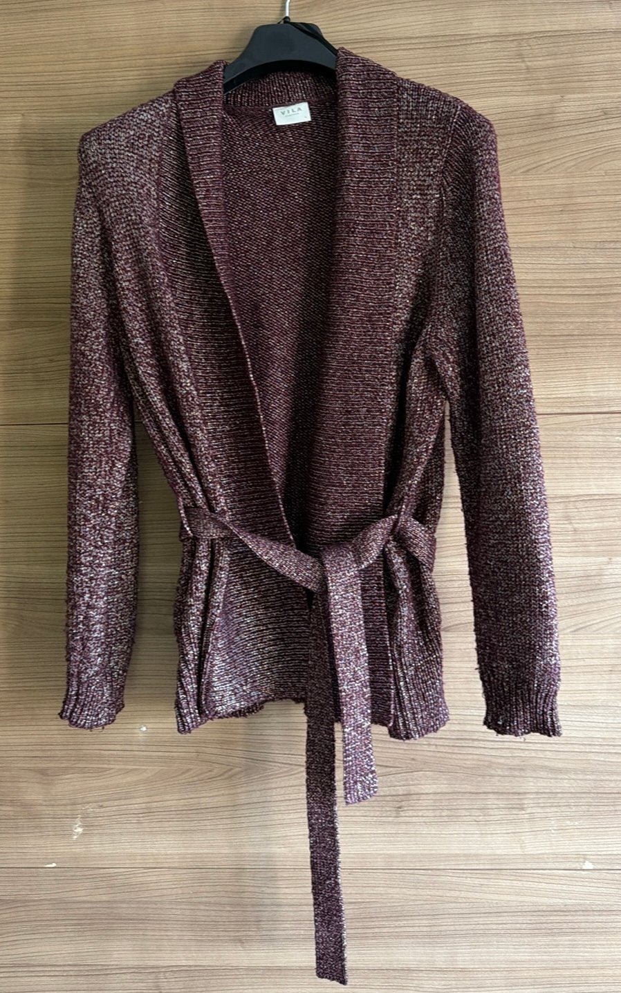 Bordeaux cardigan VILA maat large, Ophalen of Verzenden, Gedragen, Maat 42/44 (L), Overige kleuren