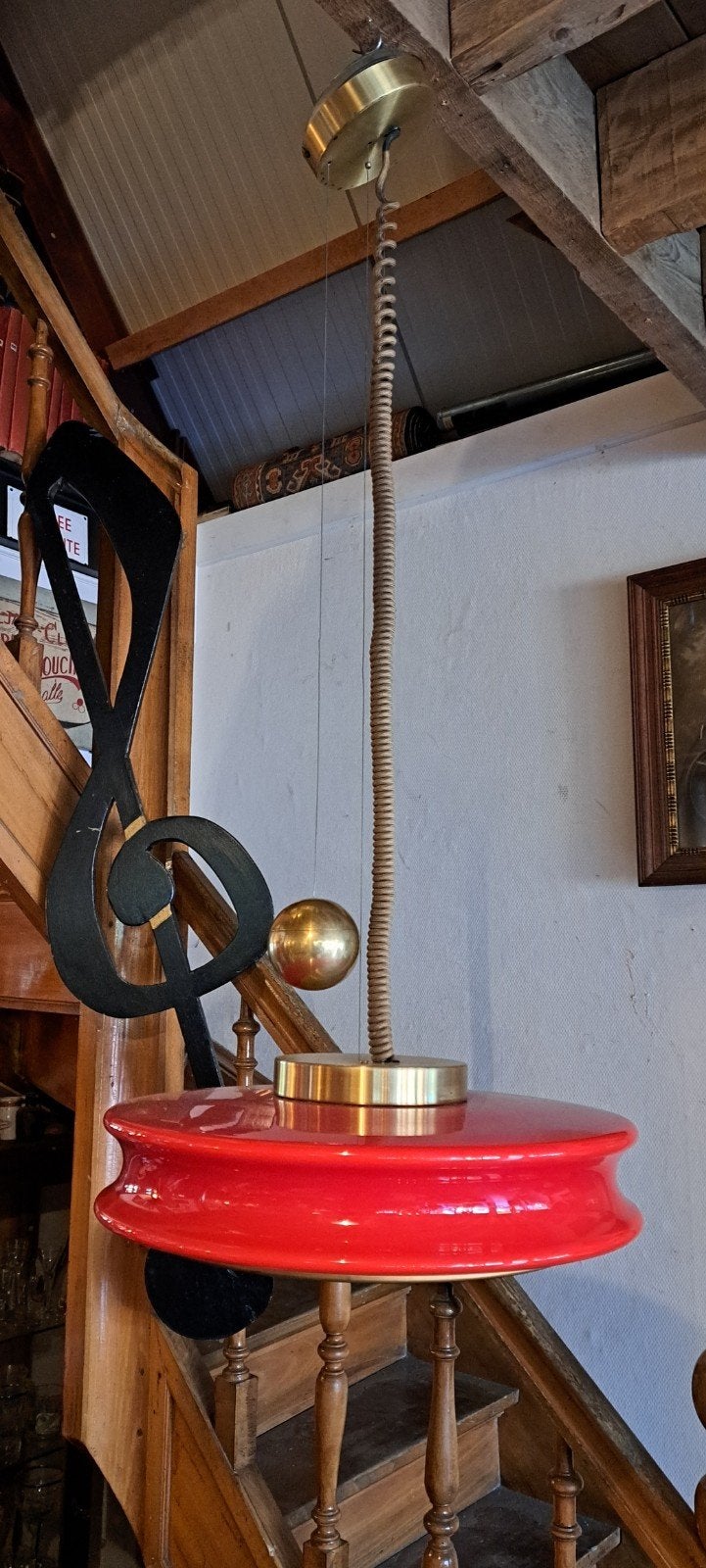 Staff Leuchten Orion 1969 design award  lamp, Ophalen
