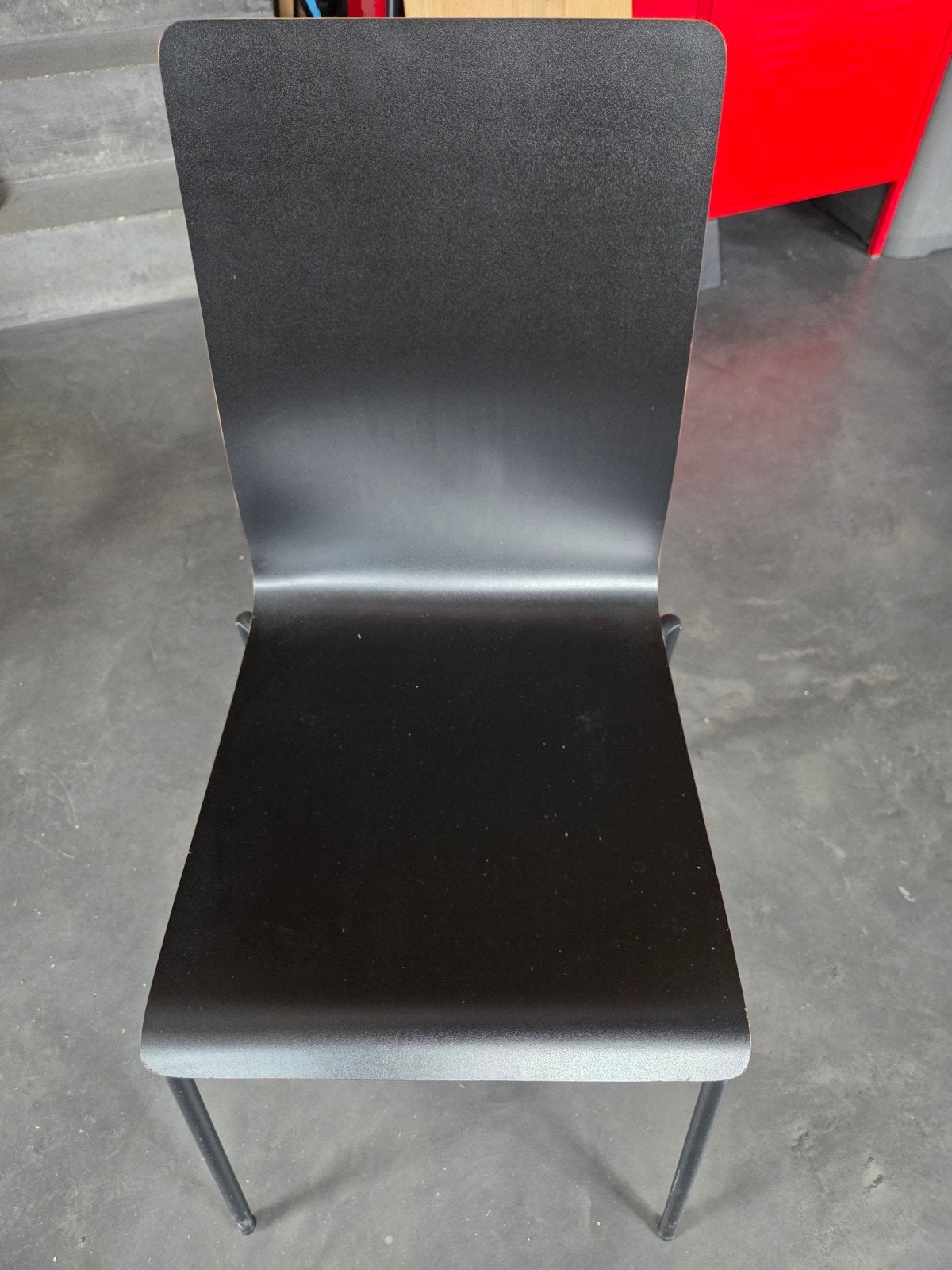 Lot de 4 chaises noir en bois, Enlèvement, Noir, Bois