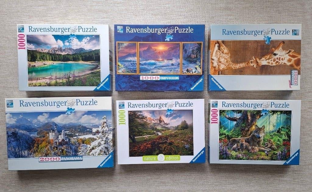 Puzzels  1000 en 2000 stuks, Ophalen, Gebruikt