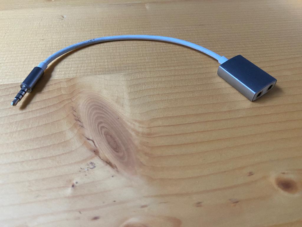 Audio Splitter kabel, Ophalen of Verzenden, Gebruikt, Minder dan 2 meter, Overige kabels