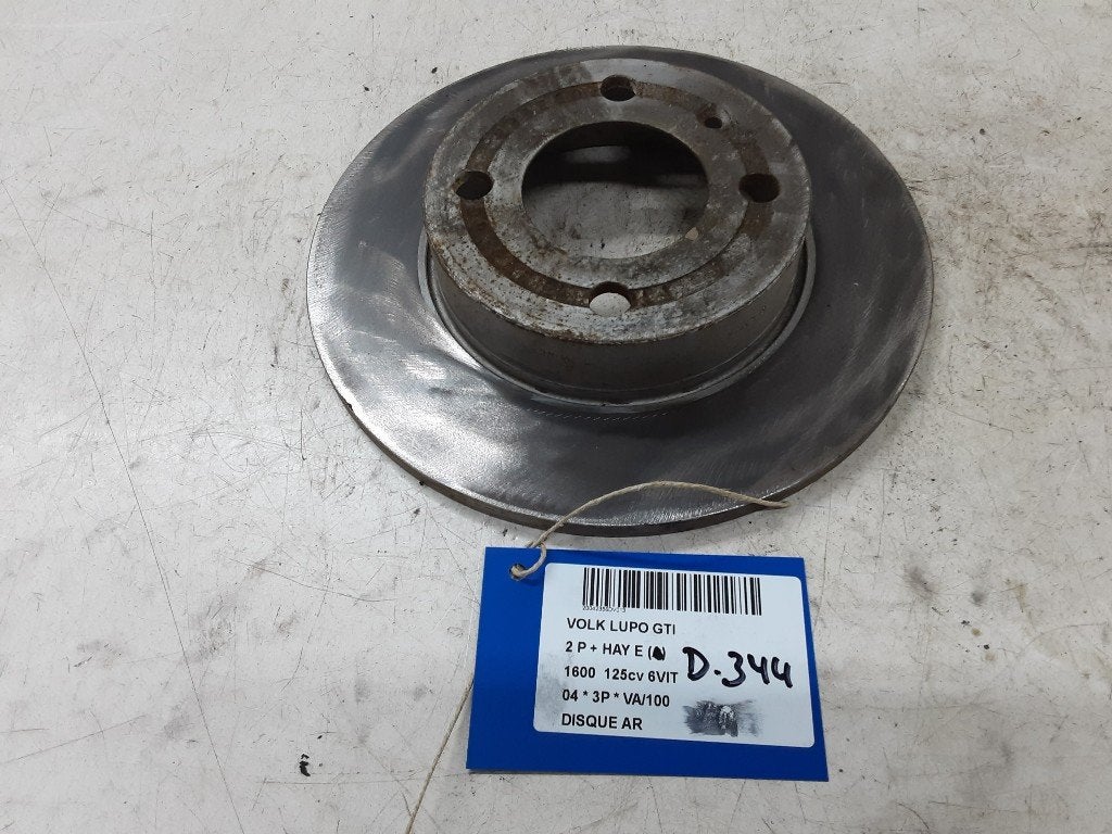 FREIN DISQUE ARRIÈRE Volkswagen Lupo (6X1), Volkswagen, Mevr. I. Hauben, Utilisé, Rue de l'Espoir 34 34
4030  GRIVEGNÉE, BE