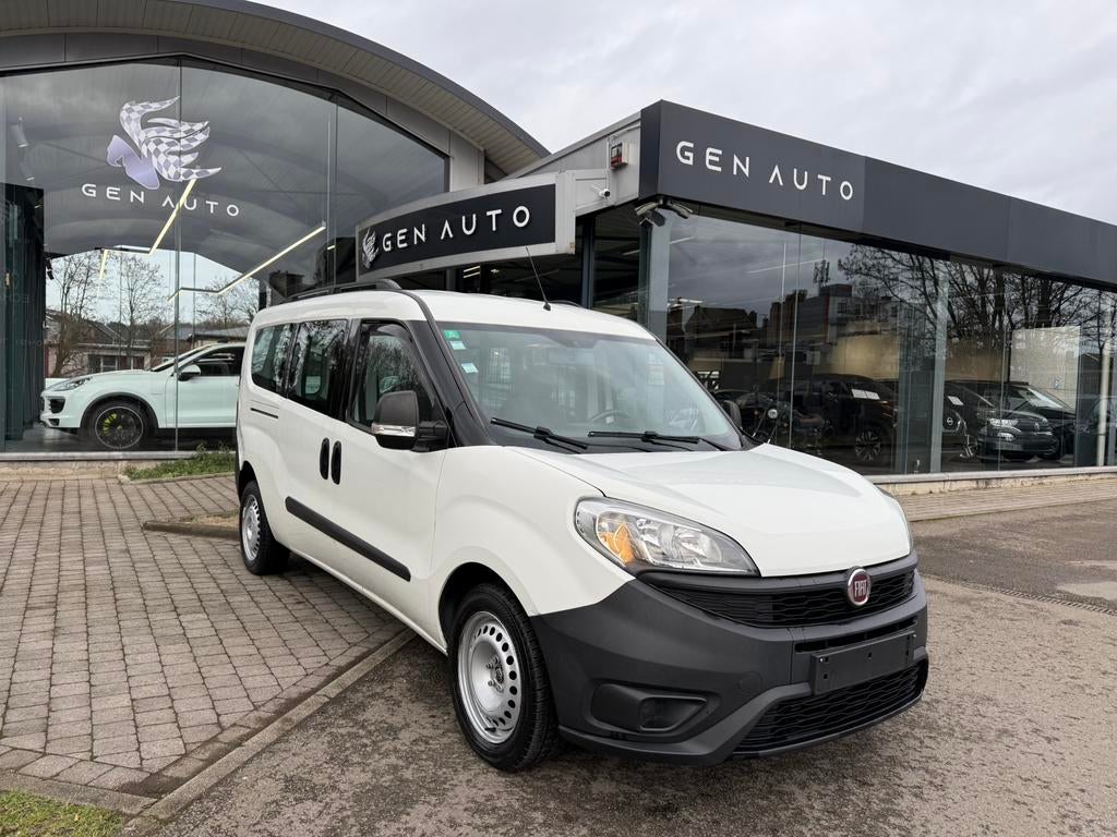 Fiat Doblo Maxi 1.3 BTW 100% *12 tot 36 MAANDEN GARANTIE, Auto's, Voorwielaandrijving, Stof, 4 cilinders, Wit