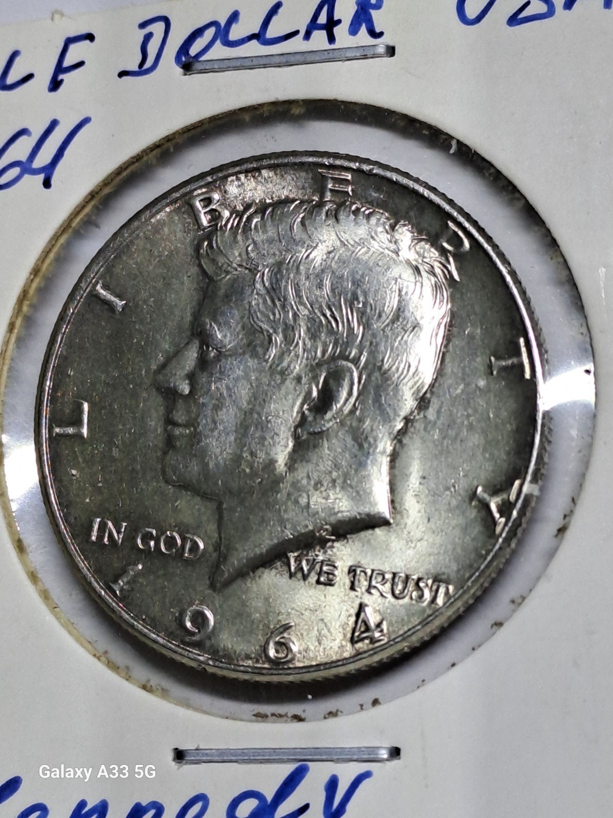 USA-Kennedy-Half dollar 1964, Enlèvement ou Envoi, Monnaie en vrac, Argent