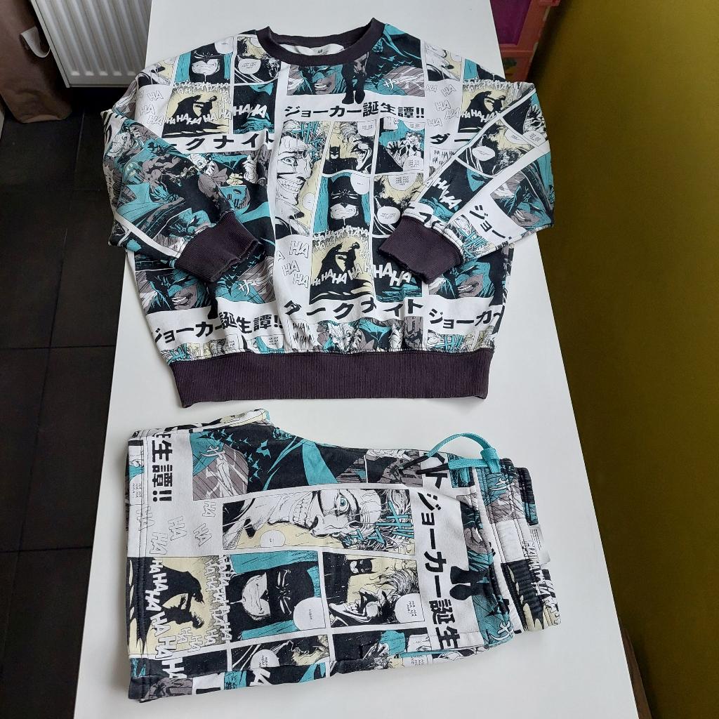 H&M Batman set voor jongen mt 134/140, Gebruikt, H&M, Ophalen of Verzenden, Setje