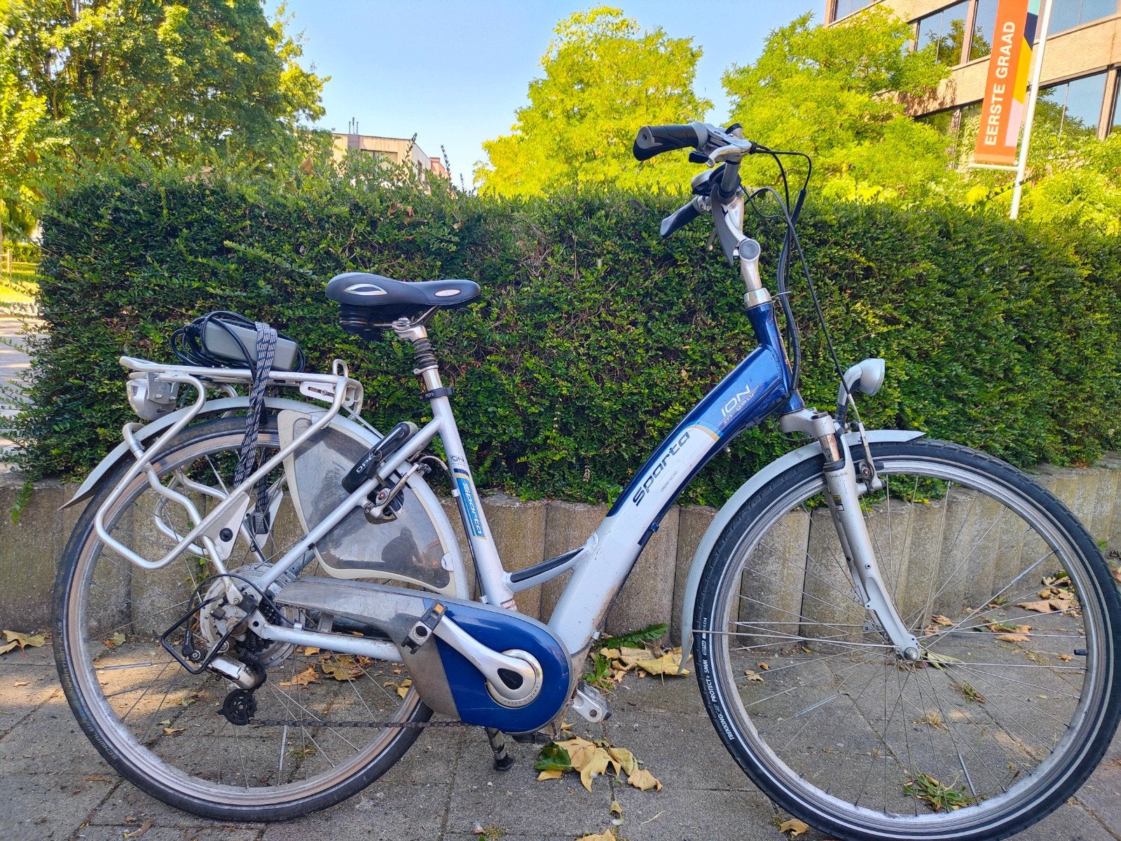 elektrische fiets elektrische damesfiets e-bike electric bik, Velgrem, Versnellingen, Zo goed als nieuw, 50 tot 53 cm