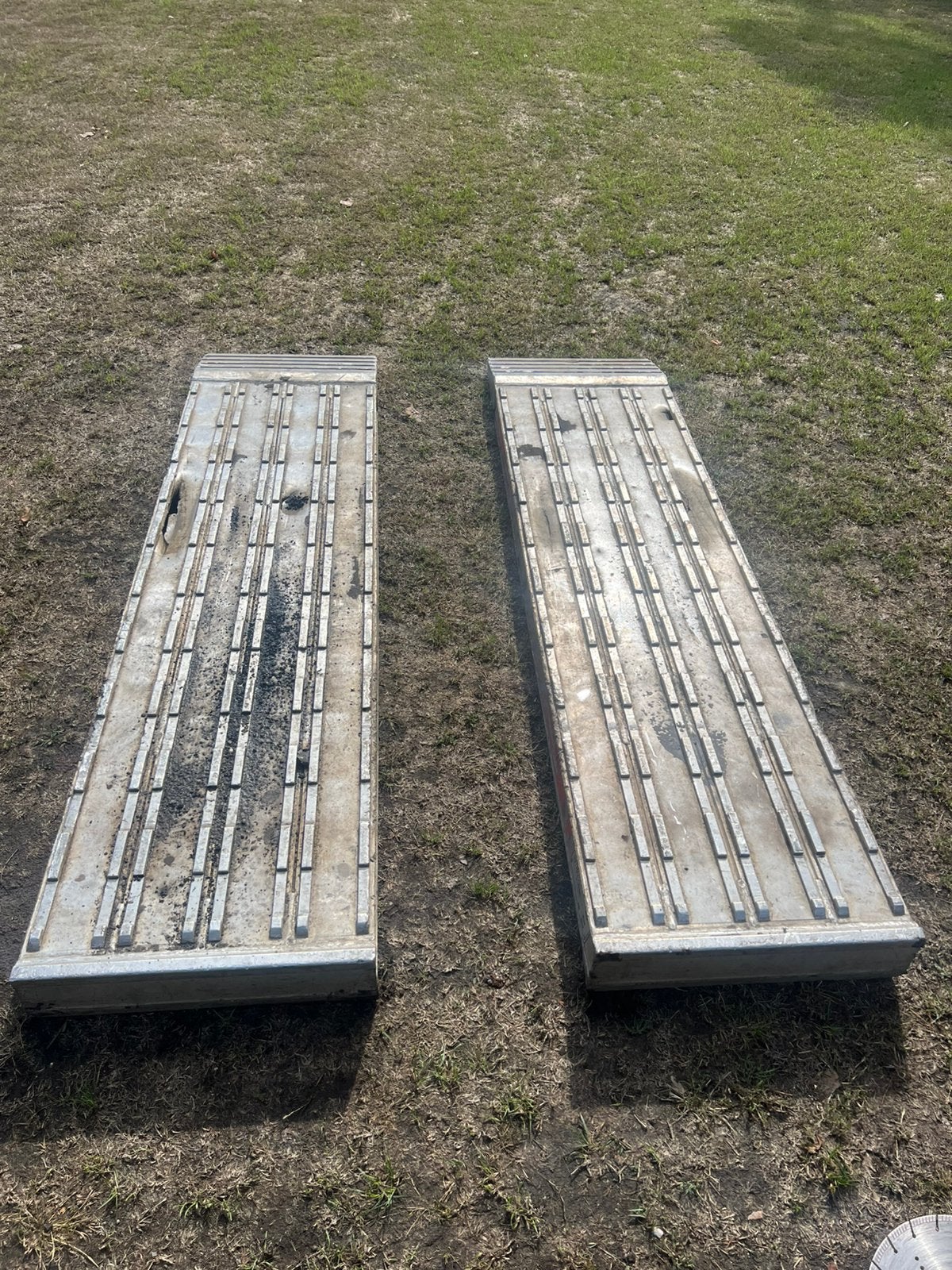 aluminium oprijplaten., Enlèvement