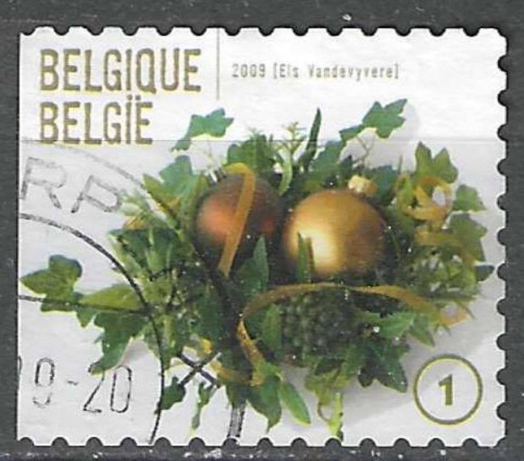 Belgique 2009 - Yvert 3963 /OBP 3981 - Décoratios de N (ST), Timbres & Monnaies, Envoi, Affranchi, Oblitéré, Noël