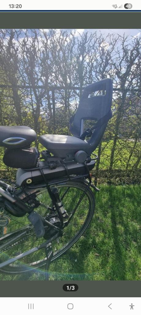Kinderstoeltje fiets, Ophalen