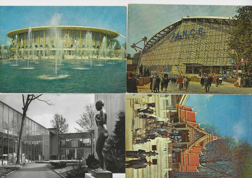 Expo 58 - 8 cartes postales, Enlèvement ou Envoi, 1940 à 1960, Non affranchie, Bruxelles (Capitale)