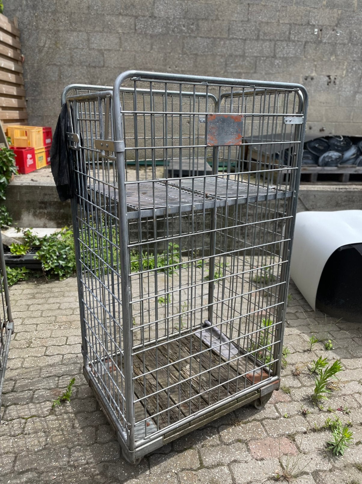 Conteneur en rouleau, Enlèvement, Utilisé