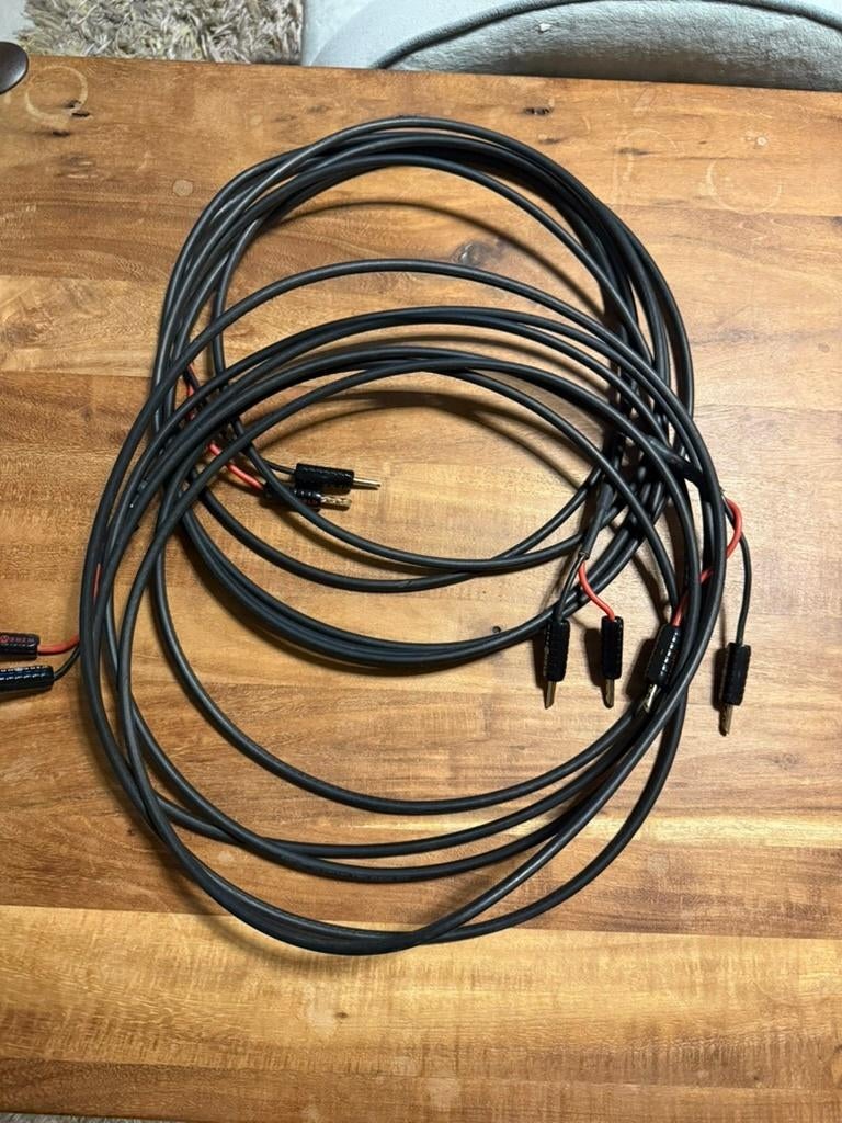 Dynaudio OCOS Speakerkabels (2x5m), Ophalen of Verzenden, Zo goed als nieuw, 2 tot 5 meter, Luidsprekerkabel