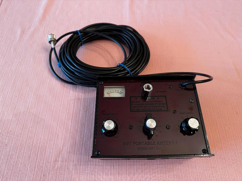 MFJ Portable Antenna 1621 + antennes MFJ 1979 en MFJ 1956, Télécoms, Enlèvement, Utilisé, Antenne
