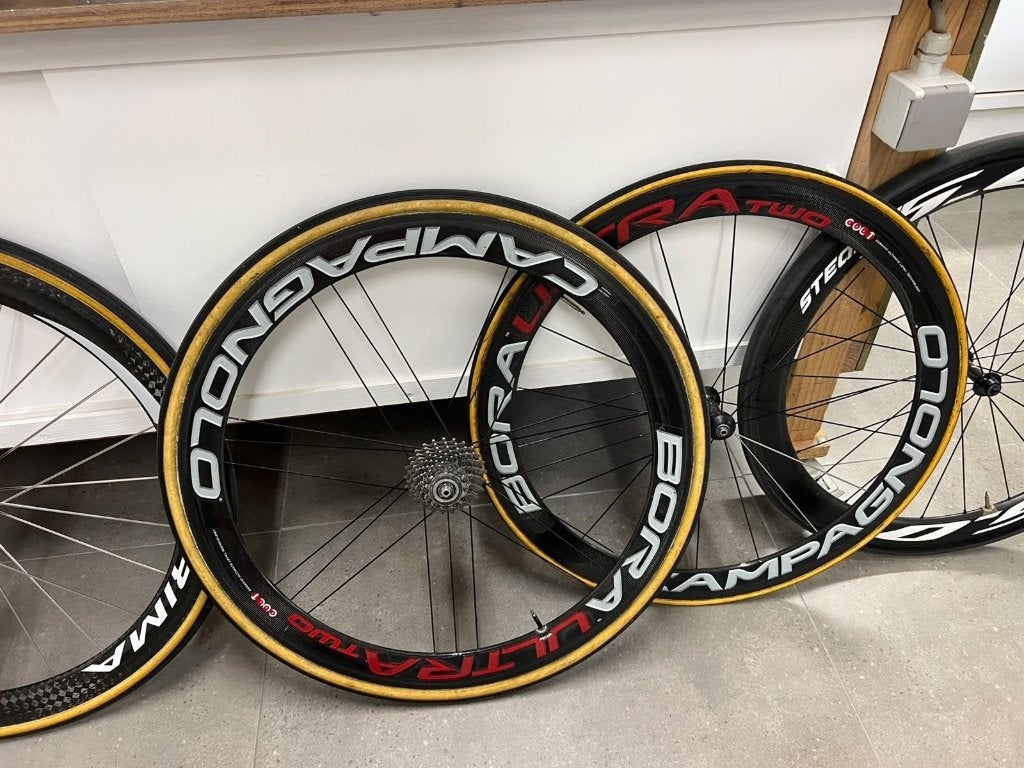 Carbon velgrem wielen, Fietsen en Brommers, Gebruikt, Racefiets, Carbon, Ophalen