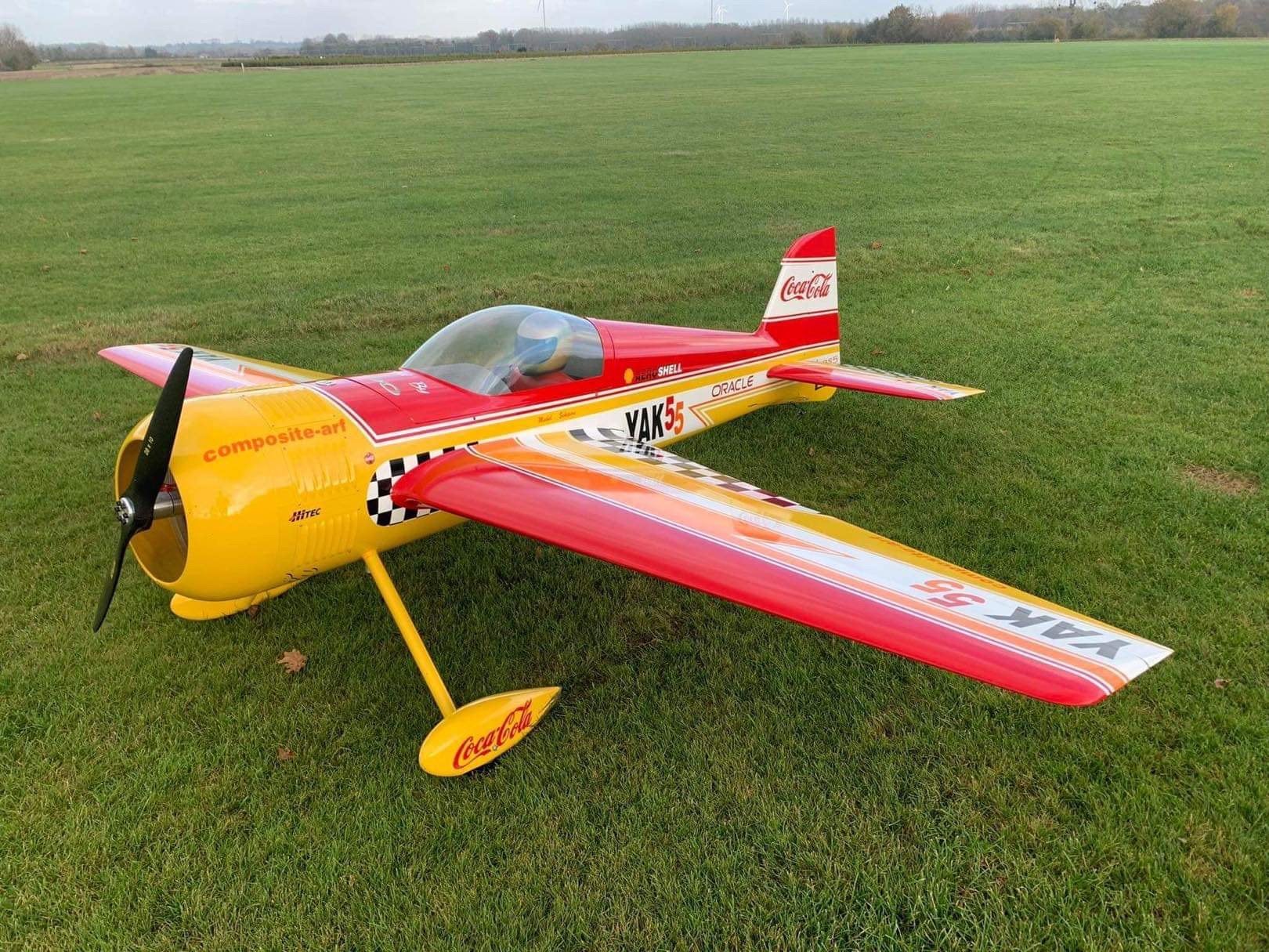 Yak 55 Carf 2,60 m met Da-100, Ophalen, Gebruikt, Benzine, RTF (Ready to Fly)