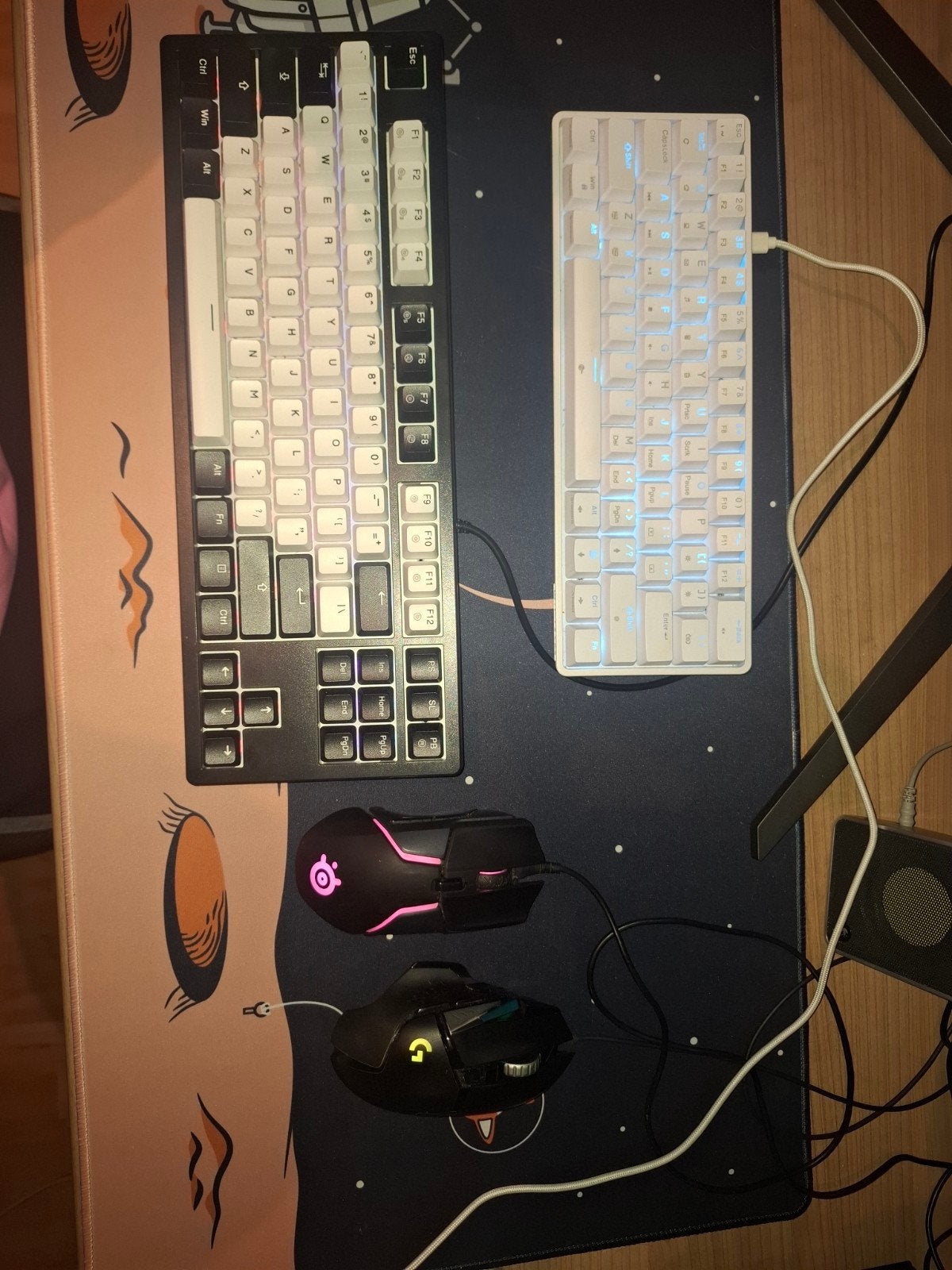 gaming muis en toetsenborden, Computers en Software, Ophalen, Gaming toetsenbord, Zo goed als nieuw, Qwerty
