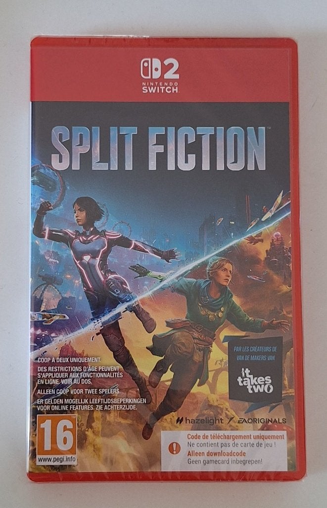 Jeu Switch 2 Split Fiction, Consoles de jeu & Jeux vidéo, Neuf, 2 joueurs, Aventure et Action, Un ordinateur