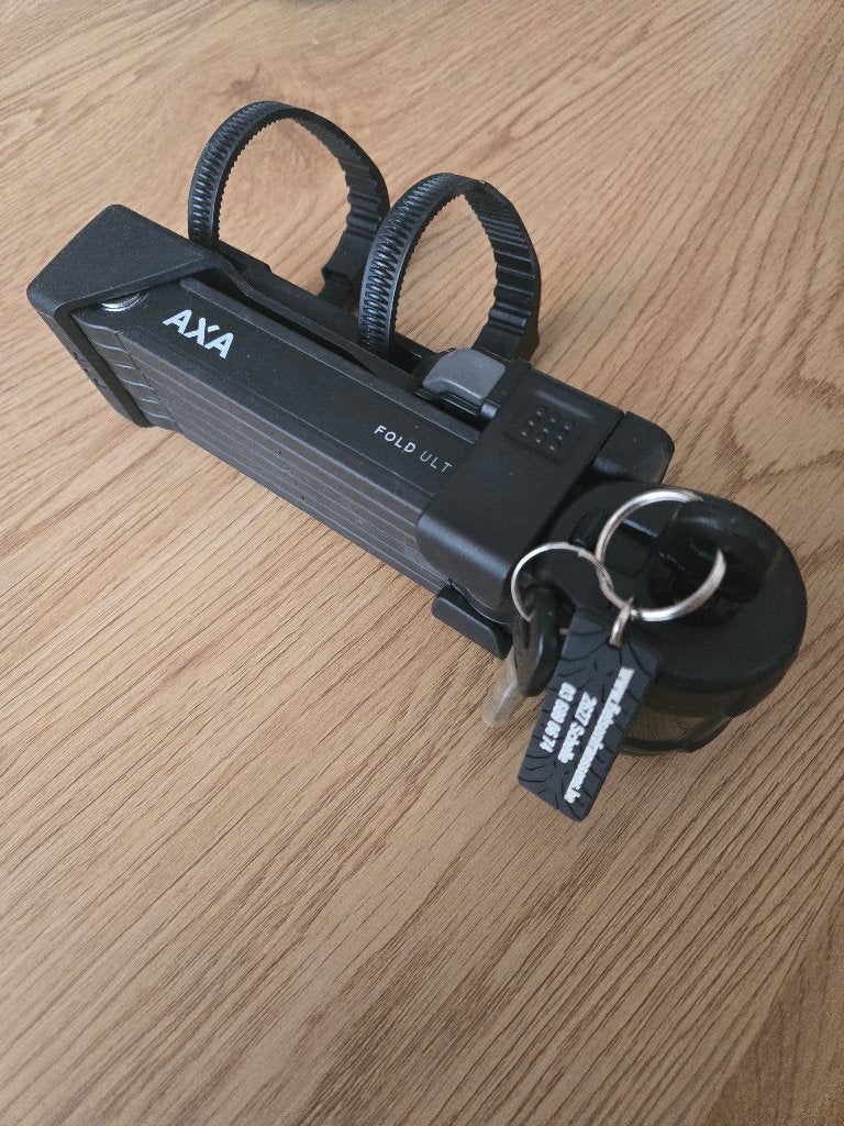 Verrou pliable AXA Fold Ultra 90 - Certifié ART 2, Vélos & Vélomoteurs, Enlèvement ou Envoi, Comme neuf, Antivol pliant