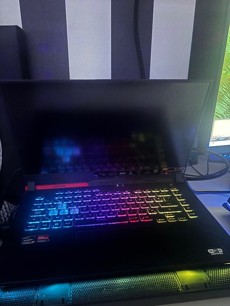 ASUS ROG Strix G15 Ryzen 9 / RX 6800M 16GB RAM defect scherm, Computers en Software, Ophalen, Gebruikt, ASUS, Gaming