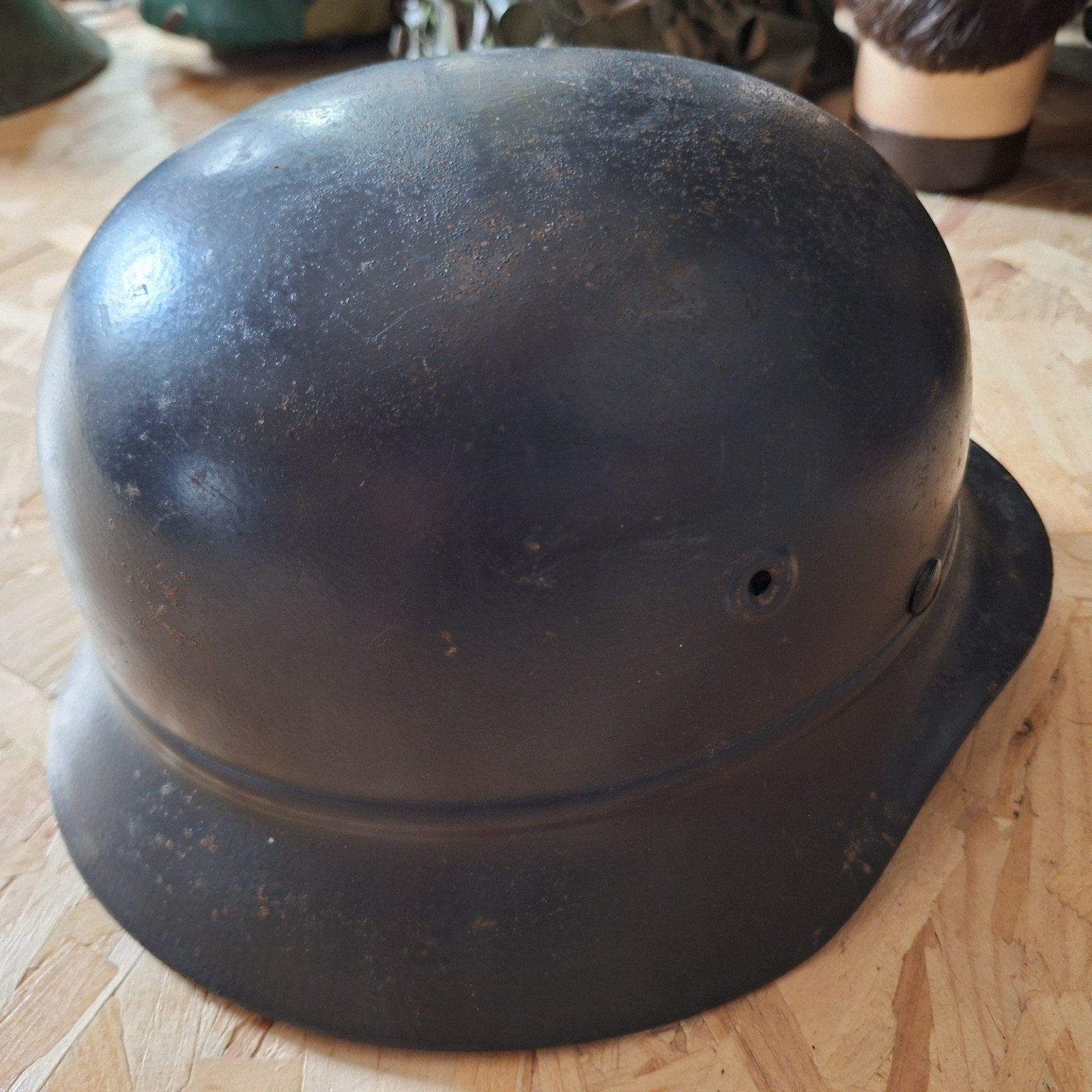 Casque allemand M40 WW2 de la luftshutz, Enlèvement ou Envoi, Armée de l'air, Casque ou Béret