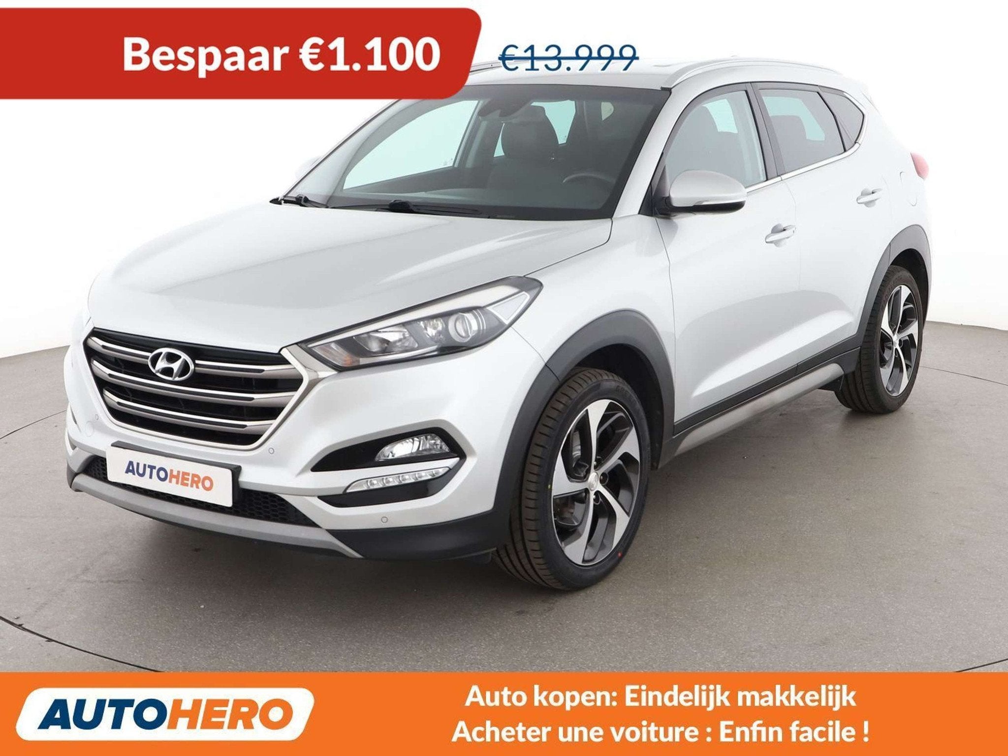 Hyundai Tucson 1.6 TGDI Go 2WD, Autos, Hyundai, Argent ou Gris, Achat, https://public.car-pass.be/vhr/2bafef4e-75bf-40a7-bd03-88ad4cf0e5a1