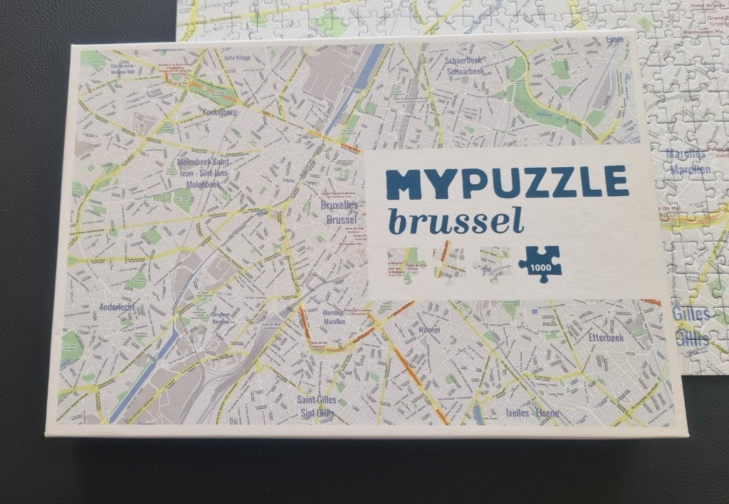Puzzle Bruxelles/Brussels 'Mypuzzle' - 1000 pièces, Enlèvement ou Envoi, 500 à 1500 pièces, Comme neuf, Puzzle