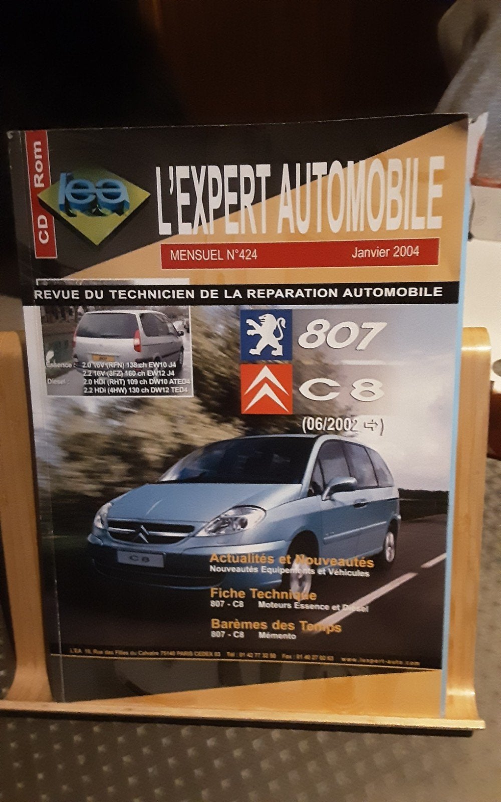 Citroën c8 PEUGEOT 807 l expert automobille, Enlèvement ou Envoi, Citroën