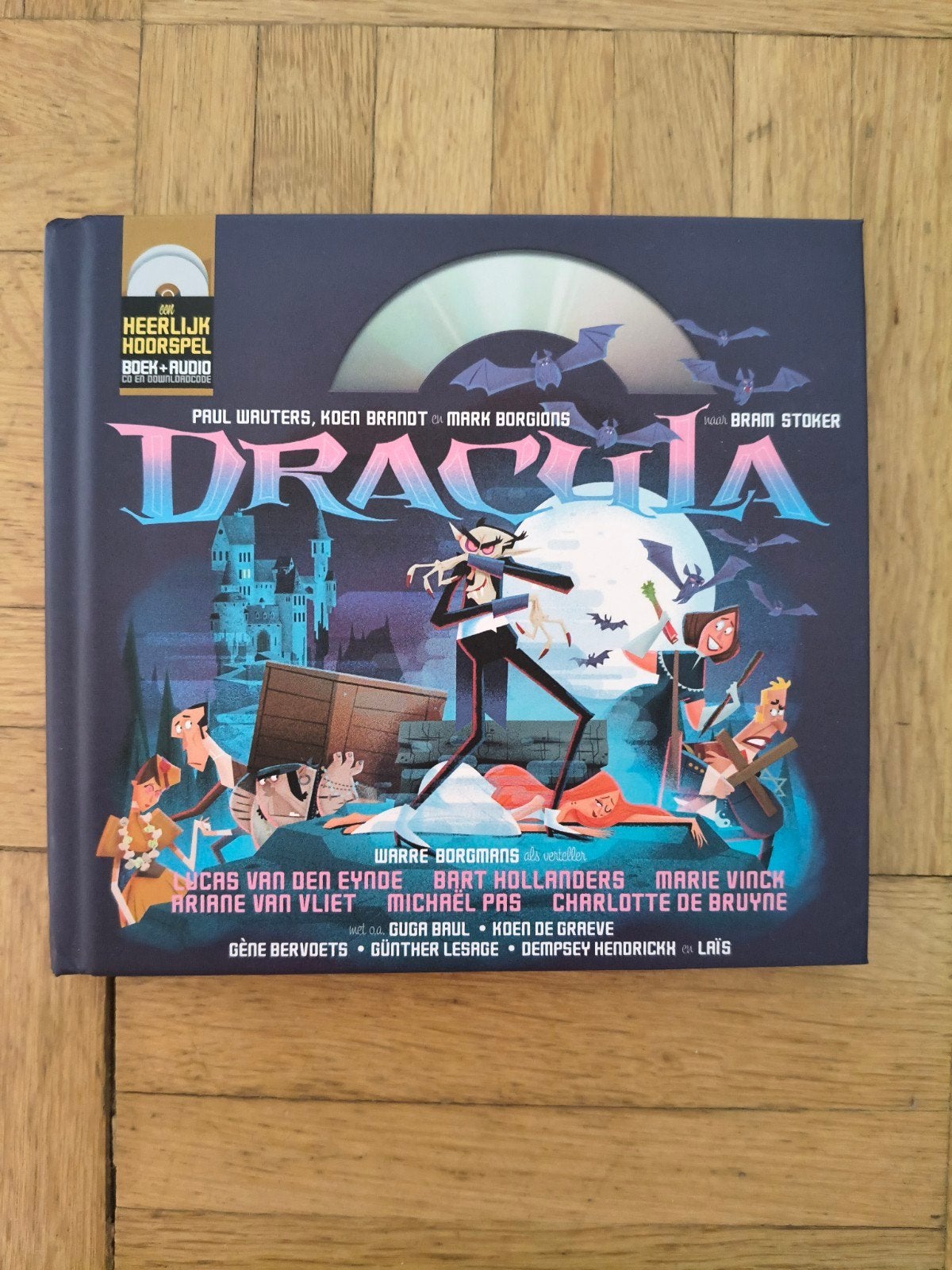 Geluidshuis - Dracula (met cd) ZONDER downloadcode, Boeken, Kinderboeken | Jeugd | onder 10 jaar, Ophalen of Verzenden, Mark Borgions; Paul Wauters; Koen Brandt