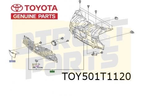 Toyota Yaris Cross (8/21-) (MXP) grille zwart (inc. grillest, Autos : Pièces & Accessoires, Neuf, -, Toyota, -