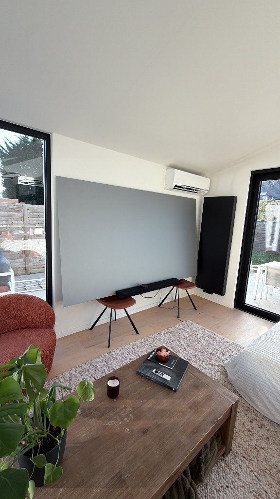 Elite Screens Projectiescherm 120 inch CineGrey, 16/9, Enlèvement, Utilisé