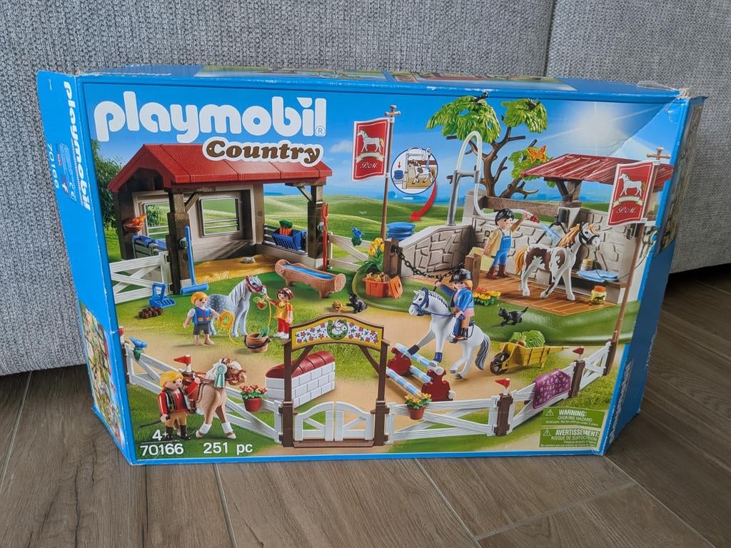 Playmobil ponyboerderij 70166, Ophalen of Verzenden, Gebruikt