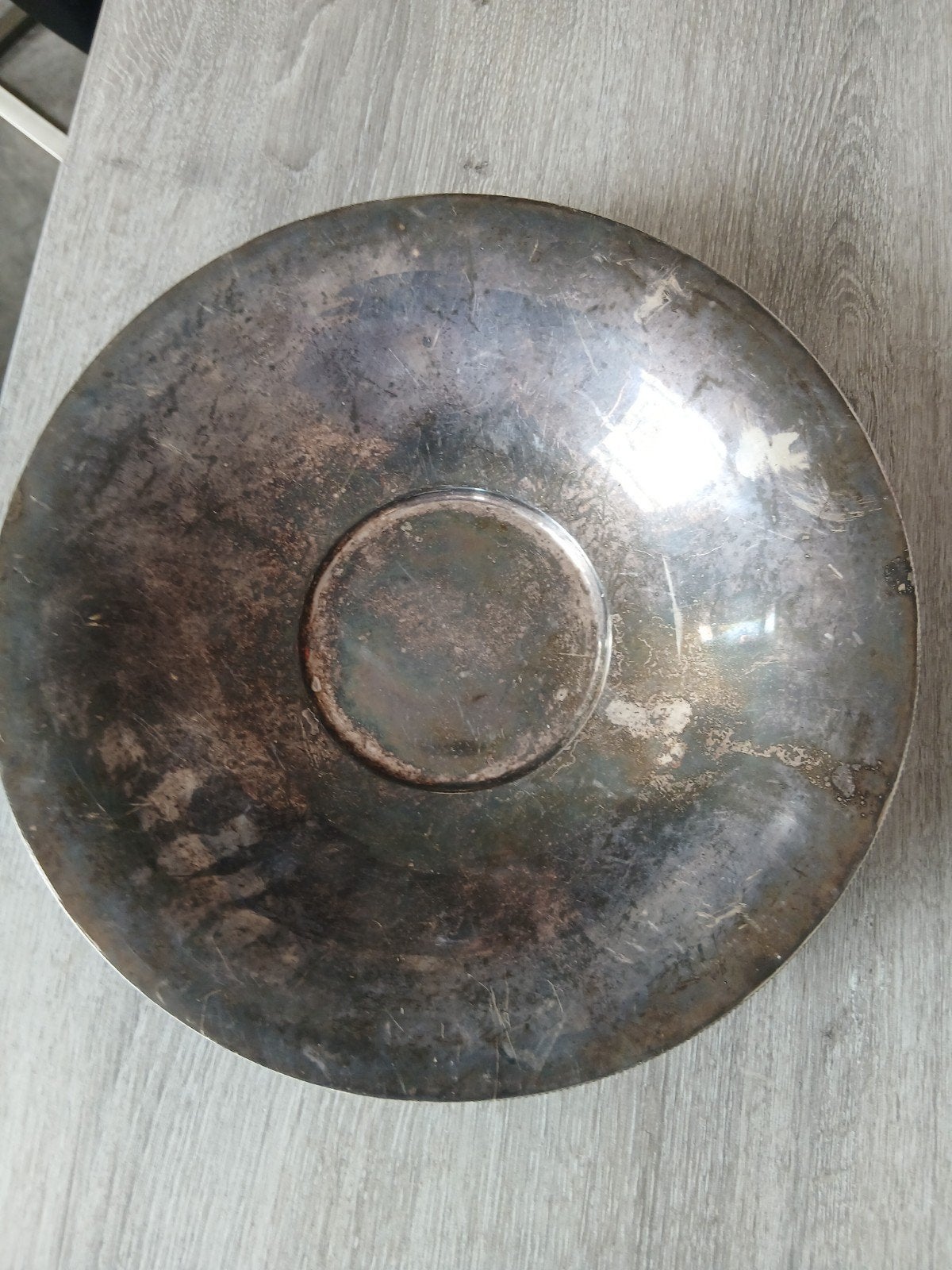 Zilveren schaal naar de keurmerken en het huis bekend, Antiek en Kunst, Antiek | Zilver en Goud, Ophalen, Zilver