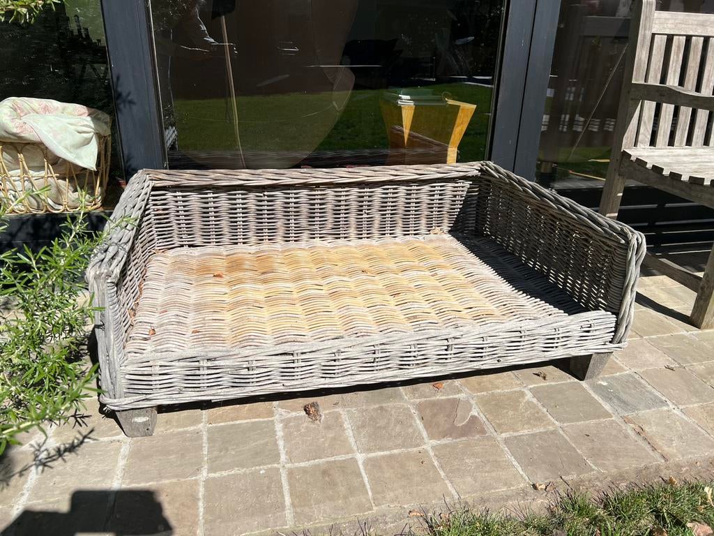 Rieten hondenmand, Dieren en Toebehoren, Ophalen, Gebruikt, Overige
