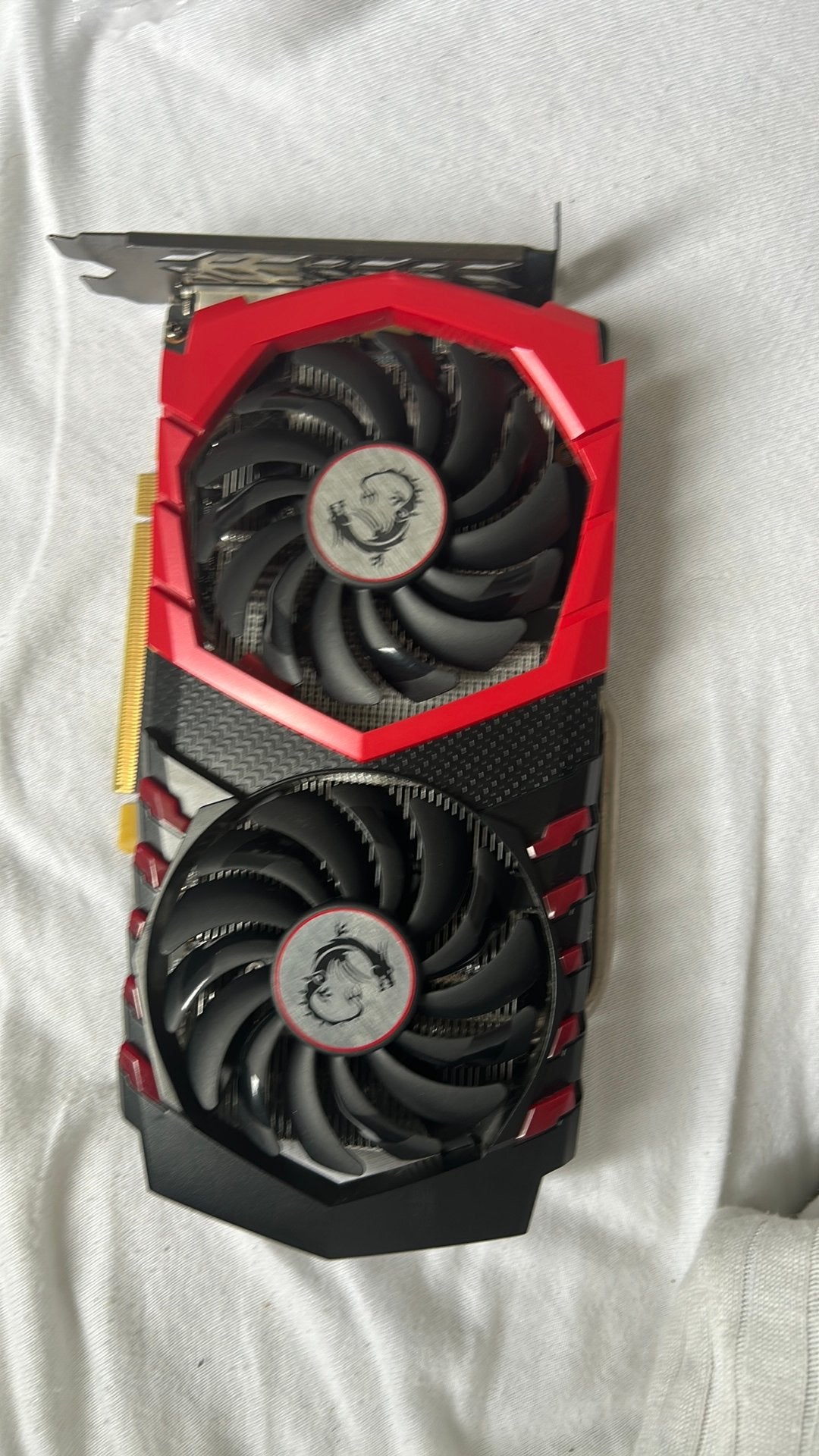 Carte vidéo de jeu MSI GeForce GTX 1050 Ti Gaming X 4G -4 Go, Enlèvement, Comme neuf, GDDR5, HDMI