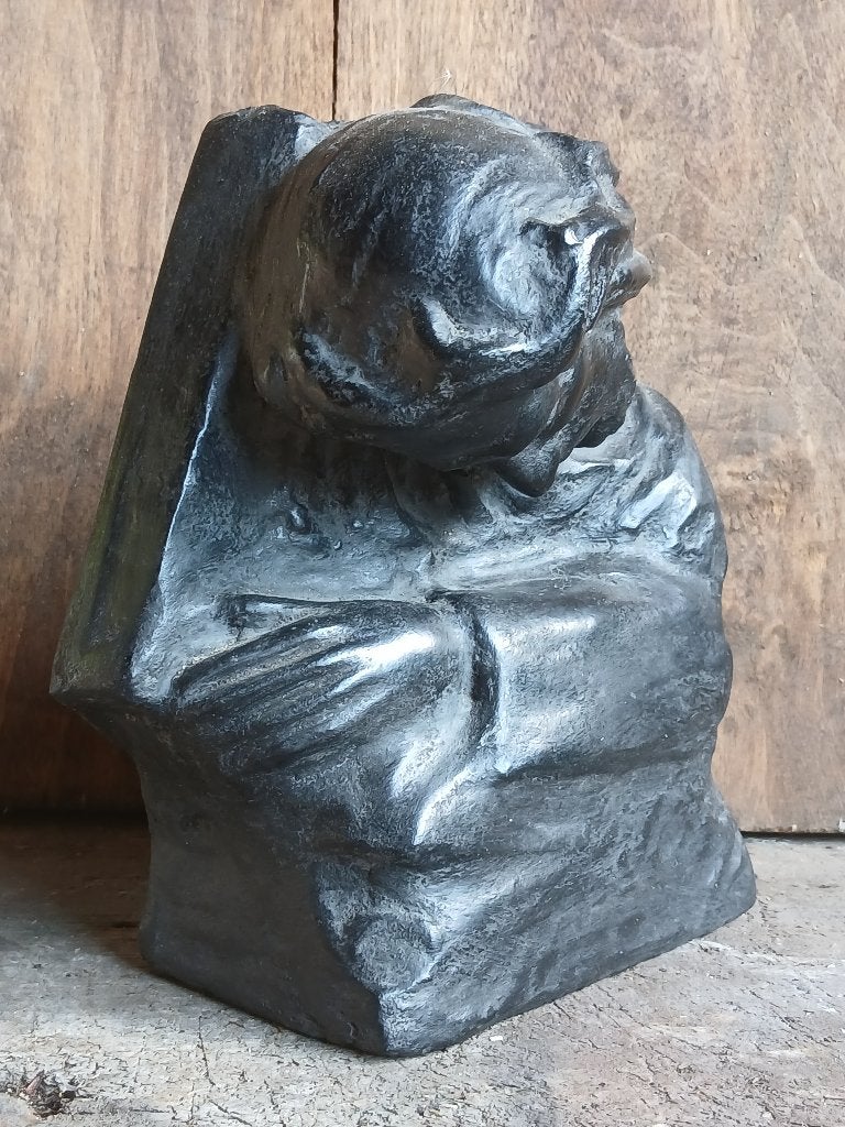 Pierre Georges Wasterlain pour le design, Statue, Enlèvement ou Envoi, Pierre ou céramique, Religion