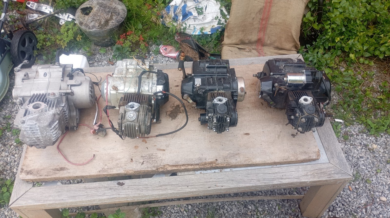 212cc,107cc,2x49cc blok LOT, Enlèvement, Utilisé, Bloc, Honda dax monkey jincheng skyteam