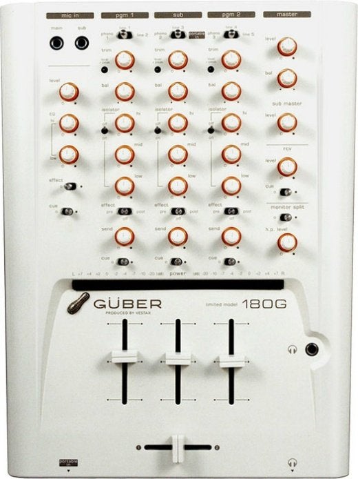 Vestax Guber 180G - Table de mixage DJ de collection, Muziek en Instrumenten, Ophalen of Verzenden, Nieuw, Overige merken
