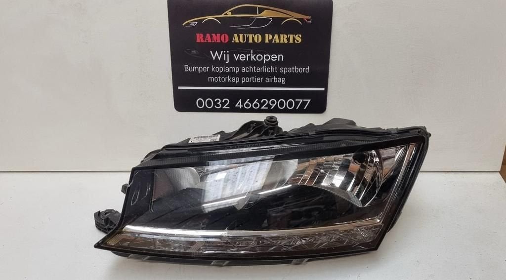 Koplamp Skoda Fabia 6V1941015D Halogeen origineel Links, Auto-onderdelen, Verlichting, Skoda, Gebruikt, Ophalen of Verzenden