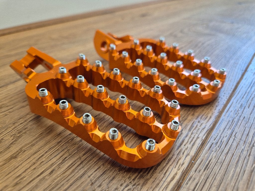 Voetsteps / voetsteunen KTM GasGas Husqvarna Oranje XL, Motoren, Ophalen of Verzenden