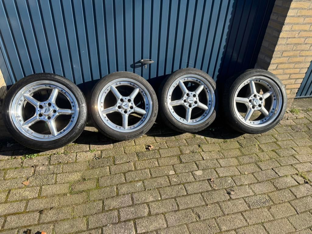 Brock b9 3 delig velgen 18 inch 5x120, Enlèvement ou Envoi, 18 pouces, Jante(s)