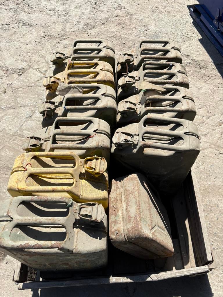 Jerrycan’s, Ophalen, Gebruikt