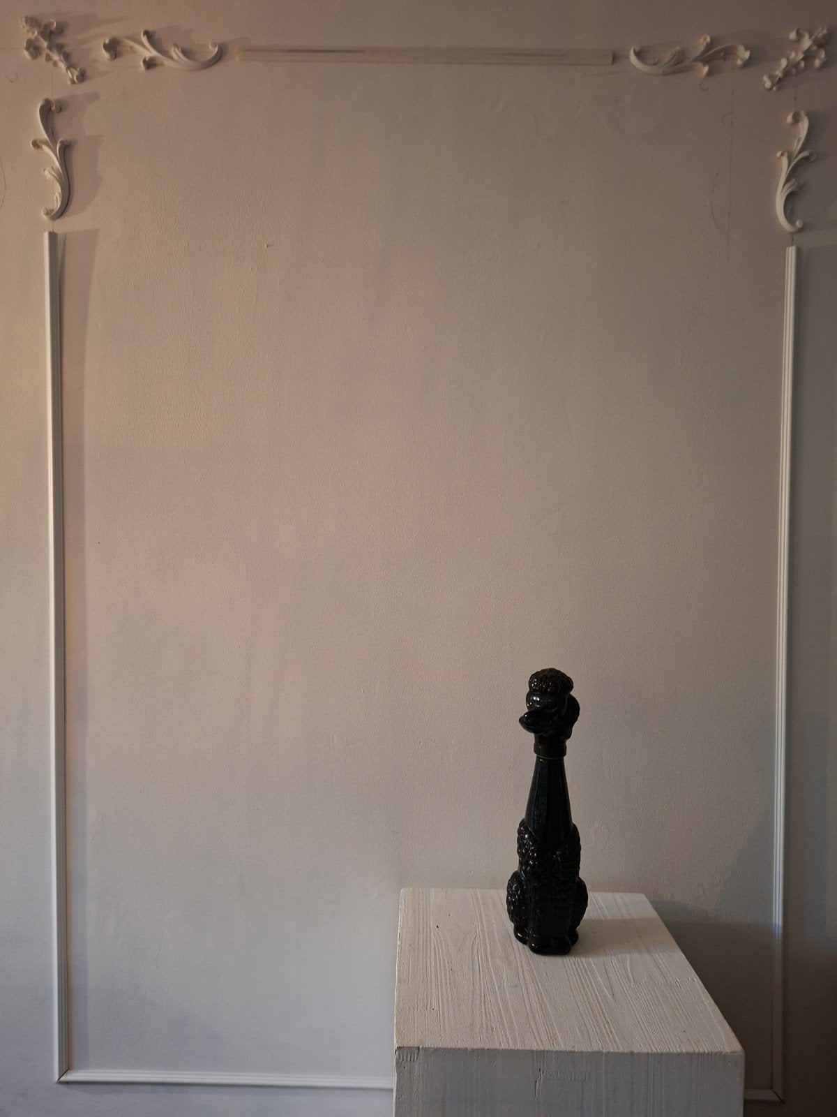 Carafe à caniche Empoli, Enlèvement