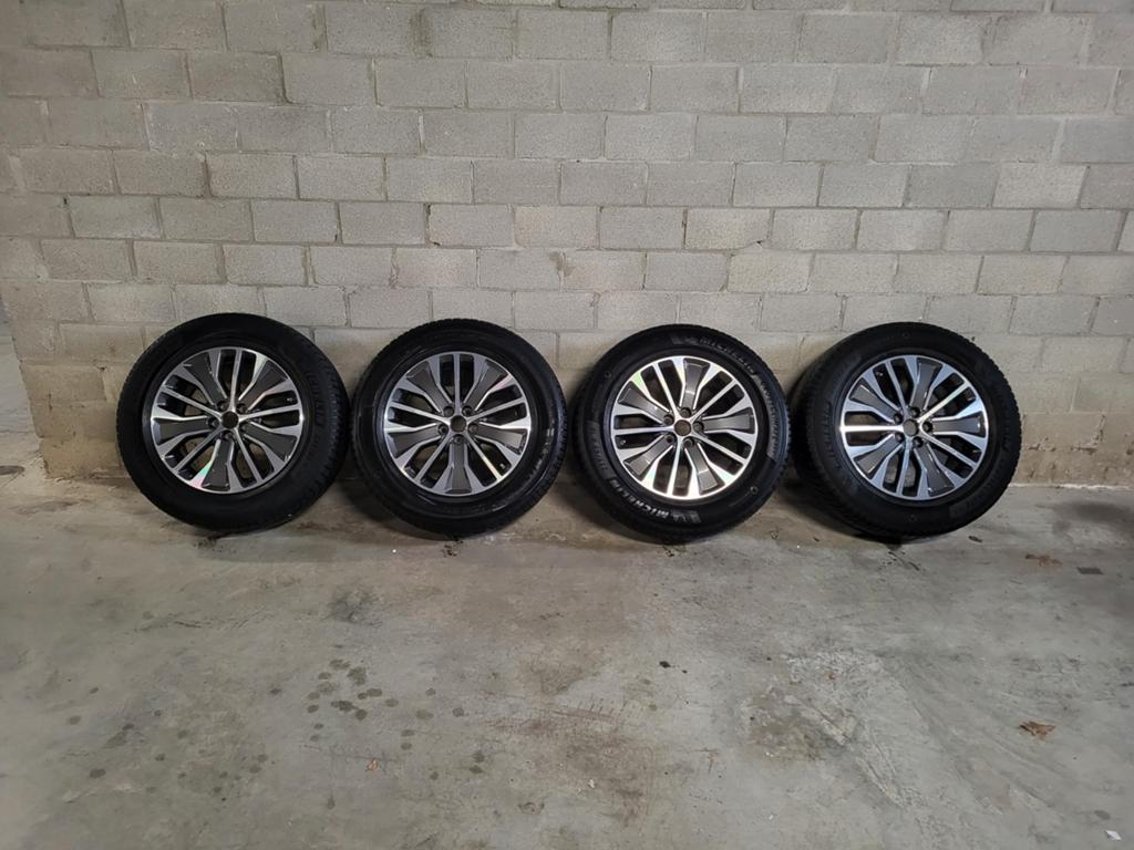 Jaguar 18 inch 5x108 Style 5055 velgen + TPMS, Ophalen, 18 inch, Gebruikt, Banden en Velgen