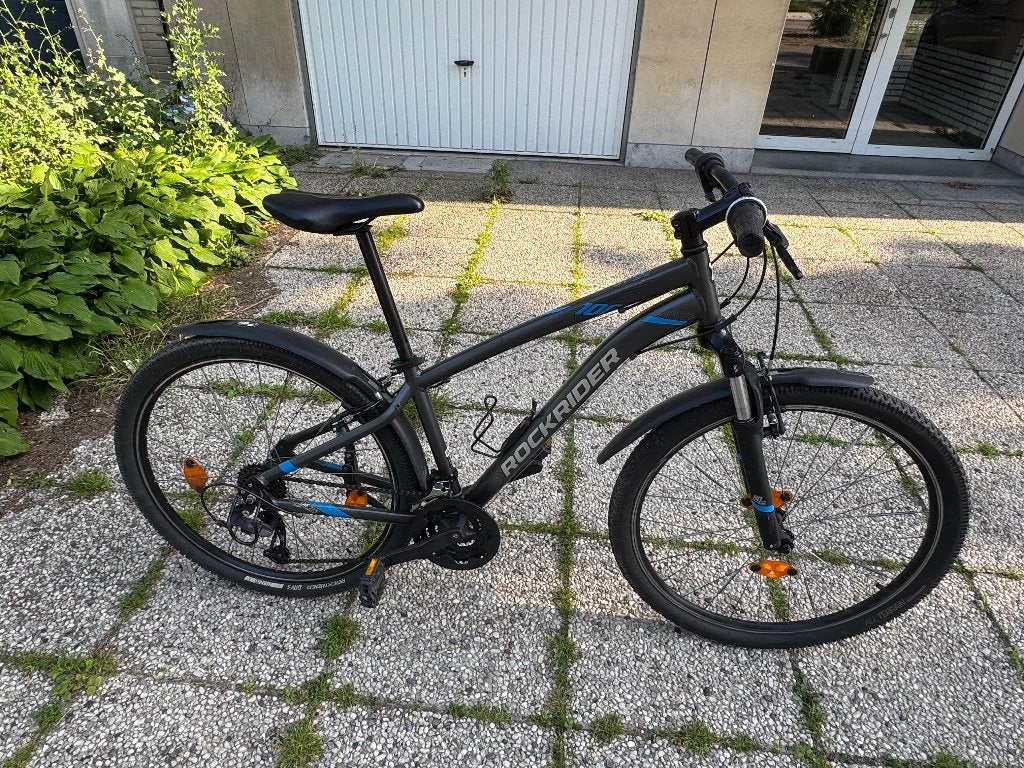 Mountainbike tieners Rockrider, Vering, 10 tot 15 versnellingen, Velgrem, Ophalen
