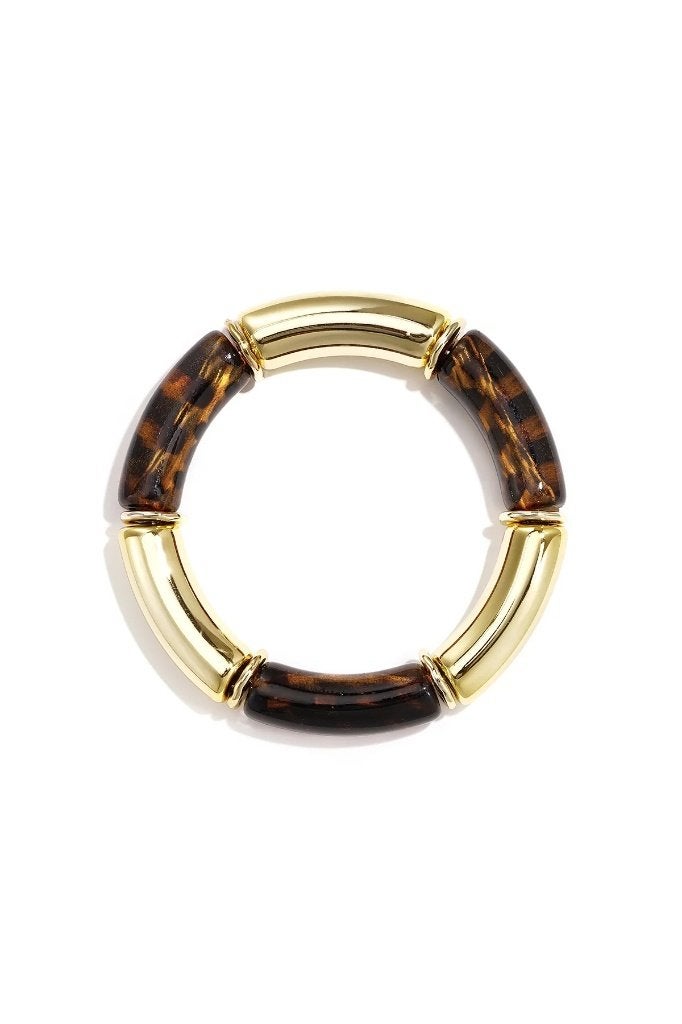 Acryl kralenarmbanden, eenvoudige dagelijkse sieraden, Handtassen en Accessoires, Ophalen of Verzenden, Nieuw, Goud, Goud