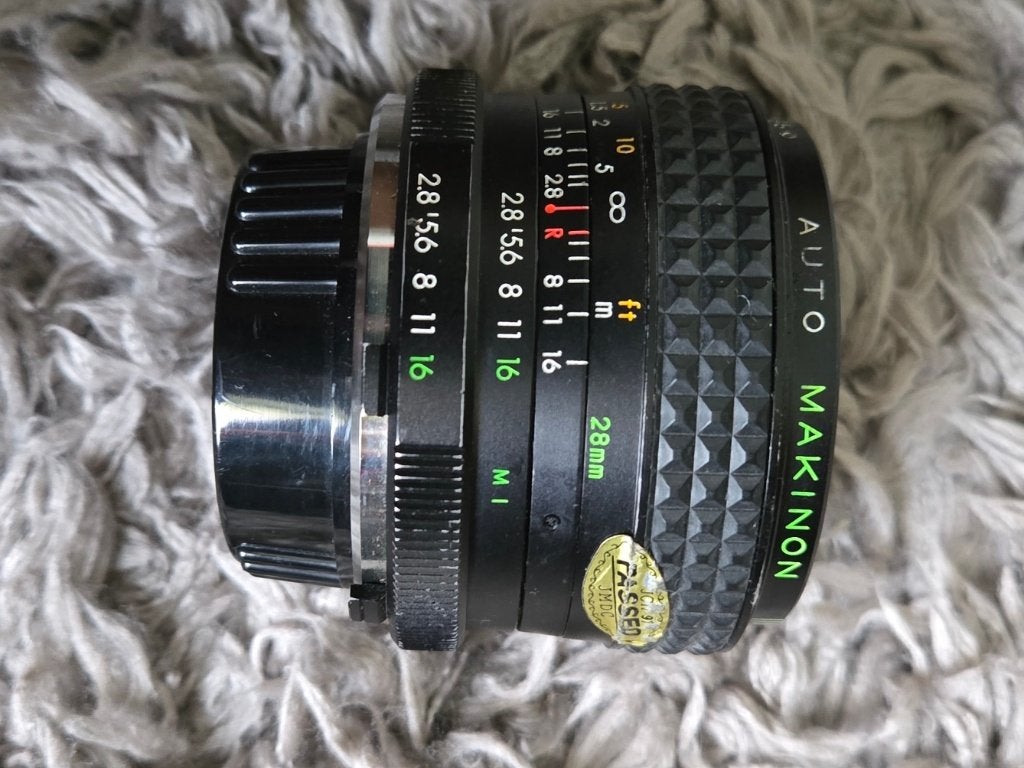 Makinon lens 28 mm voor Minolta, Enlèvement, Utilisé, Reflex miroir, Autres Marques